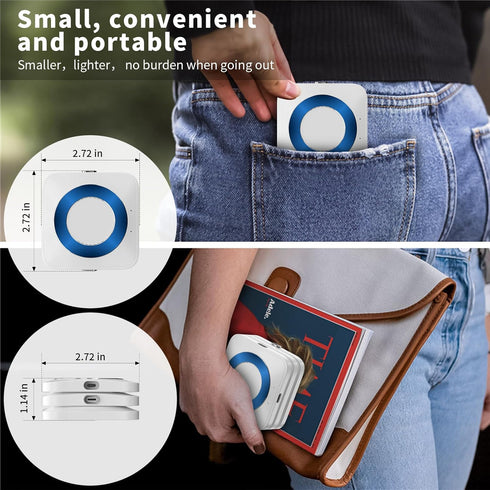 Charging Station for Apple Devices, 3 in 1 Portable Magnetic Wireless Charger, Wireless Charging Pad Compatible with iPhone 15/14/13 Series, AirPo...