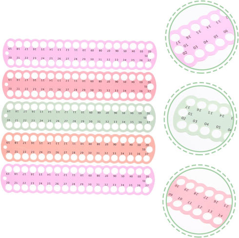 5pcs Plastic Storage Tool - Thread Board Holder - Floss Winding Bobbins - Needlework Card for Craft DIY Sewing - Essential Cross Stitch Hoop - Thr...