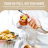 Linden Sweden Soft Grip Peeler - Gray | Rust Resistant Vegetable Peeler with Ergonomic Handle for Safety and Control | Dishwasher Safe Potato Peel...