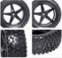 HobbyPark 12mm Hex RC Buggy Tires and Wheels Front & Rear for 1/12 1/10 Scale Models Car fit 2S 3S, Set of 4...