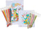 Bright Creations Pack of 2, Fox and Cat Stamped Counted Cross Stitch, Embroidery Beginner Kit with 11 CT Cloth, Needles, Thread...