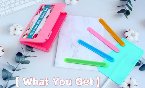 4 PCS Silicone Stir Sticks, Reusable Silicone Popsicle Sticks for Mixing Resin, Epoxy, Liquid, Paint, Making Glitter Tumblers(4-Silicone Stir Stic...
