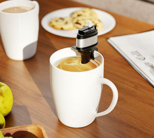 The Motor Mixer by HMC - Novelty Boat Motor Coffee Mixer Wind-Up Outboard Mini Boat Motor Stirrer Toy Beverage Works with Cups, Mugs, & Glasses - ...