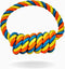 Twisted Rope tuggable chew Toy for Dogs...