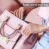 3pcs Earphone Pouch PU Leather Headphone Storage Bag Universal Spring Bag Closure Soft Elastic Snap Spring Pouch for Storing Earphones, Coins, Key...