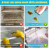 Bloss Fridge Liners, Refrigerator Liners, Easy to Clean Fridge Shelf Liners Non-Slip Refrigerator Mats for Shelves,Cabinet, Drawers, Cupboard(Grid...