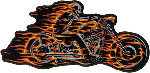Hot Leathers Hell Rider Biker Patch (5" Width x 3" Height)...