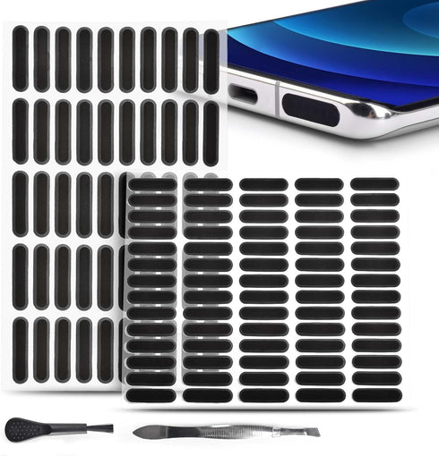120Pcs Phone Speaker Cover Phone Speaker Dustproof Stickers Phone Speaker Dust Protector Cover Anti Dust Sticker Speaker Dust-proof Cover Kit with...