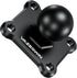 1" Ball Mount with Aluminum Alloy Square Plate, Universal Electronic Device Mounting Base with AMPS Holes for Garmin, Lowrance, Humminbird, for RA...
