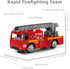 1/87 Metal Diecast Fire Truck Police Rescue Car Helicopter Ambulance Toy Army Military Vehicle Little People Playset Children's Day Car Toy Gift f...