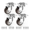 1 inch Small Caster Wheels for Furniture Low Profile Casters Set of 4 Total Capacity 90 Lbs Perfect Wheels for Small Project?Nightstand?Side Table...