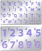 Metal Number Alphabet Stencils Mixed Letter Number Stencils Stainless Steel Number Alphabet Template for Painting Wood Carving Drawings Woodburnin...