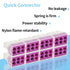 20pcs Push-in Wire Connecters 6 Port, Wire Quick Connection Terminal, 18-12 AWG / 0.75-2.5mm²...