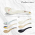 HANSGO 6PCS Asian Soup Spoons, Chinese Japanese Retro Soup Spoons 5.5 Inch Ceramic Soup Spoons for Wonton Ramen Noodles...