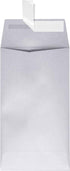LUXPaper #5 1/2 Coin Envelopes in 80 lb. Silver Metallic for Coin Collections, Small Inventory Items, and Stamps, 50 Pack, Envelope Size 3 1/8 x 5...