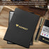 Lined Pocket Notebook Small Notebook with 1 Pen, 2 Pack, Total 400 Pages, Hardcover Leather Journal Notebook for Women Men, Thick Paper with Inner...