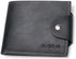 Men Wallet with Clip Black PU Material 3 Credit Card Holder 2 Money Pockets 1 Clear Window Suitable for Men Women Gifts without RFID Slim Small Wa...
