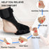 Plantar Fasciitis Relief Night Splint - Upgrade Achilles Tendonitis Brace with Rotating Knob Iron Wire Elastic Dorsal Night Splint, for Women & Me...