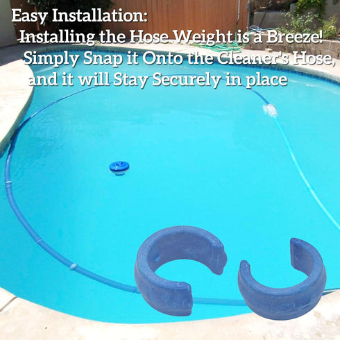 Pool Hose Weights Universal Replacement for Zodiac Pen-tair Kreepy Krauly Automatic Pool Cleaner Vacuum Hose Weighted Hose(4 Pack)...