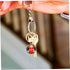 4pcs Russian Pendant Year Keychains Key Chinese Decorative for Ring Bag New Charms Tote Matryoshka Stacking Decoration Purse Keyrings Dolls Metal ...
