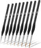 Mr. Pen Miniature Paint Brush Set - 9 Pcs, Fine Detail Paint Brushes, Tiny & Micro Point Brushes...