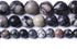 45PCS 8MM Natural Black net Work Beads Round Loose Stone Beads for Jewelry Making DIY Energy Stone Healing Power Bracelet 15"...