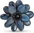 AeraVida Elegant Gray Lotus Mother of Pearl Floral Pin or Brooch | Lotus Jewelry for Women | Floral Brooches...