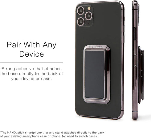 HANDL New York HANDLstick Space Gray Grip and Stand for Smartphone...