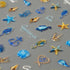 5D Embossed Nail Art Stickers Seashell Starfish Nail Stickers Self Adhesive Nail Art Tools Supplies Ocean Life Theme Nail Decals Summer Nail Acces...