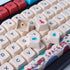 Hyekit PBT Keycaps 130 Keys Circus Keycaps Dye-Sublimation Cute Keycaps XDA Profile Custom Keycaps for Cherry Gateron MX Switches Mechanical Keybo...