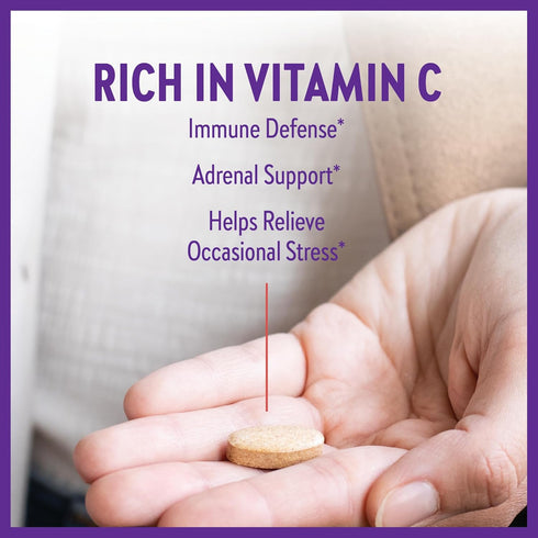New Chapter® Vitamin C Immune Defense Supplement + Elderberry – Excellent Source of Vitamin C, One Daily Tablet for Healthy Immune Support, Made w...