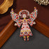 Vintage Colourful Angel Brooch Pin for Women Geometric Golden Enamel Cartoon Wing Lapel Pins Cute Dress Accessories Birthday Christmas Wedding Jew...