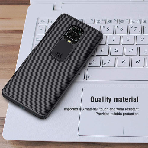 for xiaomi redmi Note 9 pro Case, Nillkin CamShield Pro Slim case Protective Cover Case with Camera Protector Hard PC and TPU Ultra Thin Anti-Scra...