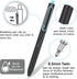 Gel Pens,12 Pcs, 0.5mm Fine Tip Quick Dry Black Ink Pens Fine Point Smooth Writing Pens, No Bleed & Smear,Retractable Aesthetic Gel Pens for Journ...