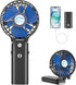 HandFan 5200mAh Portable Handheld Fan Rechargeable with Power Bank-3 Speeds Foldable Personal Cooling, 2-IN-1 Hand Held Fan Battery Operated, 20H ...