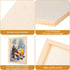 2PCS Wood Panel Board, 9 x12 inch Unfinished Wood Canvas Rectangle Wooden Panel Boards for Painting, Pouring, Arts Use with Oils, Acrylics...