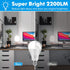 LED Light Bulbs 150 Watt Equivalent, 2200 Lumen Super Bright Light Bulbs, Daylight White 5000K, A21 20W LED Bulb E26 Base, Non-Dimmable, No Flicke...