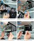 JOYTUTUS Car Rear View Mirror with Baby Mirror, Universal 11 Inch Panoramic Convex Rearview Mirror, Interior Clip-on Wide Angle Rear View Mirror t...