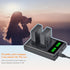 Pickle Power LP-E12 Battery and LED Dual USB Charger for Canon PowerShot SX70 HS, EOS M M2 M10 M50 M100 M200, M50 Mark II, Rebel SL1 Digital Camer...