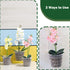 Orchid Pot, 12 Pack Orchid Pots with Holes, 4 Each of 4.5", 5.5", 6.3", Clear Orchid Pots for Repotting, Breathable Slotted Orchids Planter...