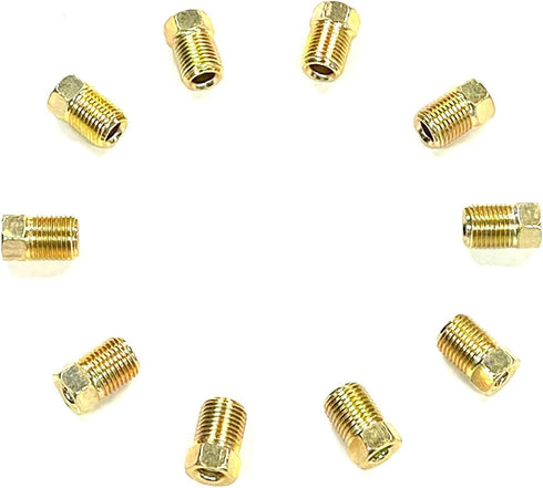 The Stop Shop Metric Brake Line Invert Flare Fittings for 3/16" Tube. 10 x 1 mm (Pack of 10)...