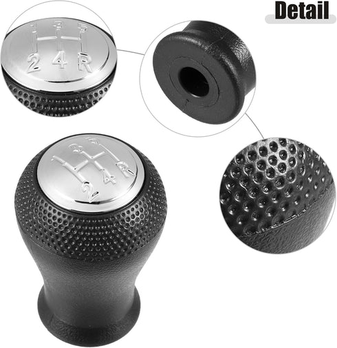 ACROPIX Black 5 Speed Manual Gear Shift Knob Stick Shifter Lever Head Ball for Mazda 323 1998-2003 - Pack of 1...