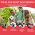 Dog Chew Toy with Rope and Ball Attachment - Durable Squeaky Dog Chew Toy for Aggressive Chewer Large Breed - Non-Toxic and Interactive Dental Cle...