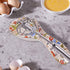 Ceramic Spoon Rest for Stove Top Large Spoon Holder Farmhouse Spoon Rest for Kitchen Counter Floral Coffee Spoon Rest Flowers Print Cooking Utensi...