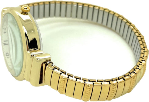 Ladies Easy to Read Numbers Round Stretch Elastic Band Analog Quartz Fashion Watch...