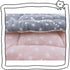 MANSHU Small Animal Plush Bed, Bunny Bed, for Bunny, Squirrel, Hedgehog, Pink and Gray 2Pcs....