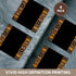 3dRose Brown and Black African Pattern-Art of Africa Inspired by Zulu Beadwork Geometric Designs-Ceramic Tile Coasters, Set of 4 (CST_76556_3)...