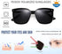 FEISEDY Women Oversized Vintage Polarized Sunglasses Square Cute Trendy Classic Simple Men B2758...