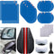 20 Pcs Waterproof Car Mirror Film Set, 12 Pcs Waterproof Mirror Film for Car, 2 Pcs Car Side Mirror Rain Guard, 2 Pcs Blind Spot Mirrors 4 Pcs Scr...