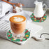 4 PCS Christmas Wreath Cat Diamond Art Coasters Kit, DIY Diamond Art Painting Coasters for Adults, 5D Xmas Diamond dot Kits Coasters Craft Supplie...